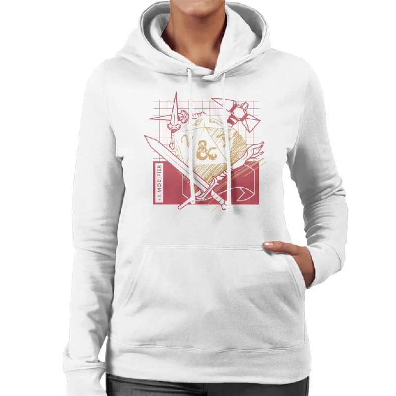 Dungeons & Dragons Plus 1 Modifier Women's Hooded Sweatshirt