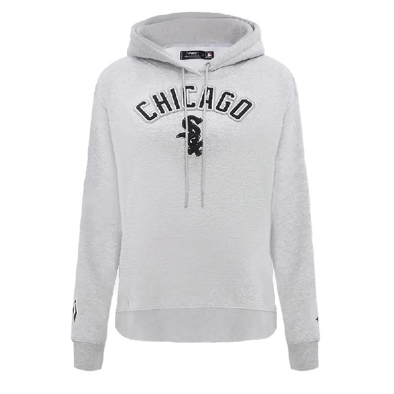 MLB CHICAGO WHITE SOX CLASSIC WOMEN'S PO HOODIE (HEATHER GREY)