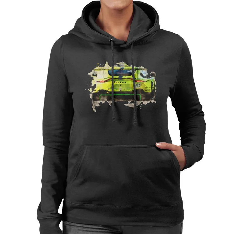 Motorsport Images Aston Martin Vantage AMR Lynn Adams Women's Hooded Sweatshirt Hoodie with Side Slits Relaxed Casual Motorsport Images Aston Martin Vantage AMR Lynn Adams Women's Hooded Sweatshirt Hoodie with Side Slits Relaxed Casual