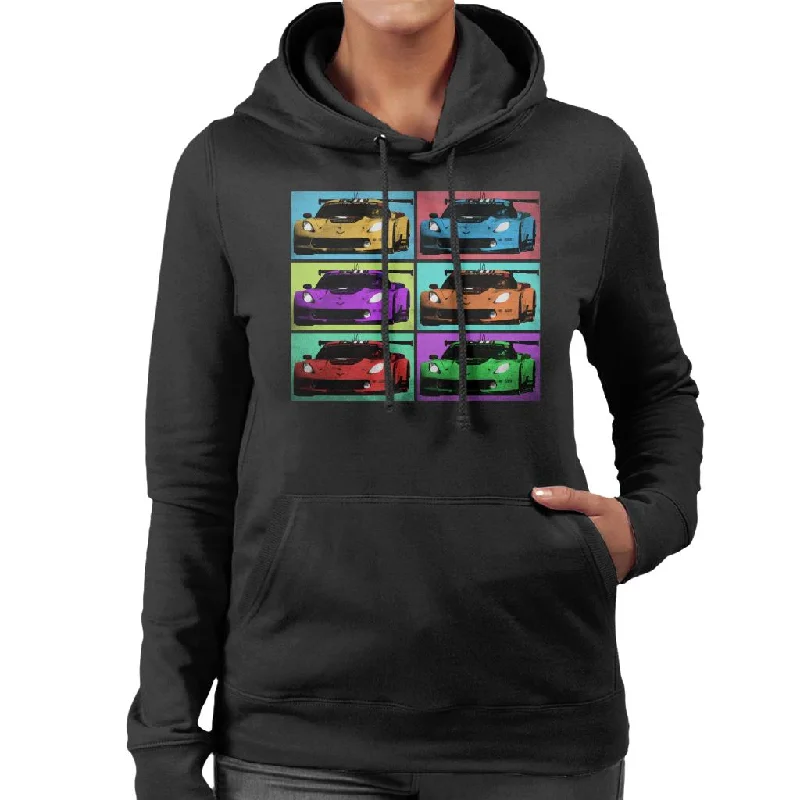 Motorsport Images Chevrolet Corvette C7 R Women's Hooded Sweatshirt Hoodie with Drawcord Adjustable Secure Motorsport Images Chevrolet Corvette C7 R Women's Hooded Sweatshirt Hoodie with Drawcord Adjustable Secure