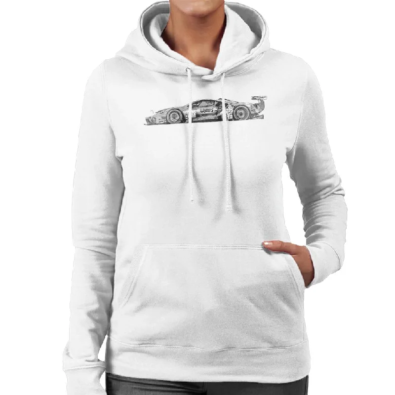 Motorsport Images Ford GT Priaulx Tincknell Women's Hooded Sweatshirt Hoodie with V-Neck Classic Versatile Motorsport Images Ford GT Priaulx Tincknell Women's Hooded Sweatshirt Hoodie with V-Neck Classic Versatile