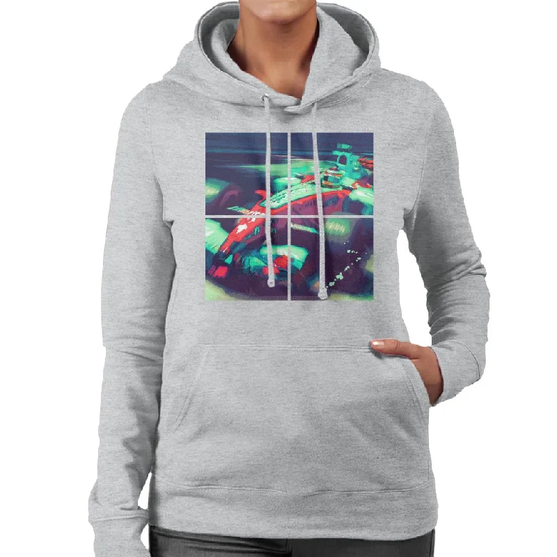 Motorsport Images Giancarlo Fisichella Renault R25 Monaco GP Women's Hooded Sweatshirt Hoodie with Slim Fit Tailored Modern Motorsport Images Giancarlo Fisichella Renault R25 Monaco GP Women's Hooded Sweatshirt Hoodie with Slim Fit Tailored Modern