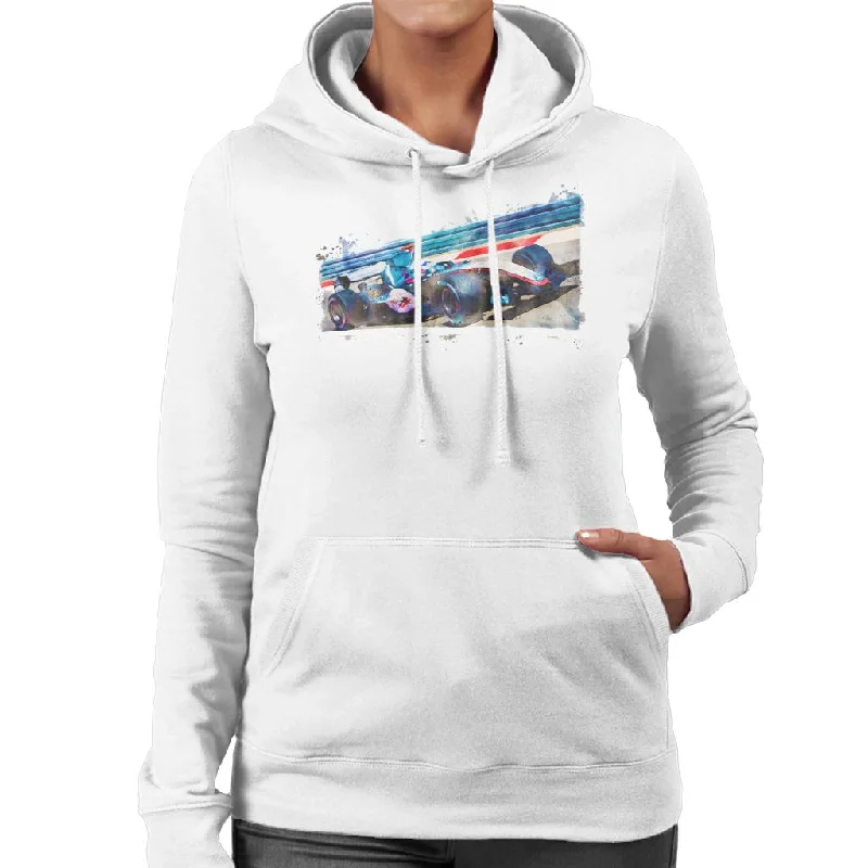 Motorsport Images Kimi Raikkonen McLaren Merc MP420 Women's Hooded Sweatshirt Hoodie with Raglan Sleeves Sporty Comfortable Motorsport Images Kimi Raikkonen McLaren Merc MP420 Women's Hooded Sweatshirt Hoodie with Raglan Sleeves Sporty Comfortable