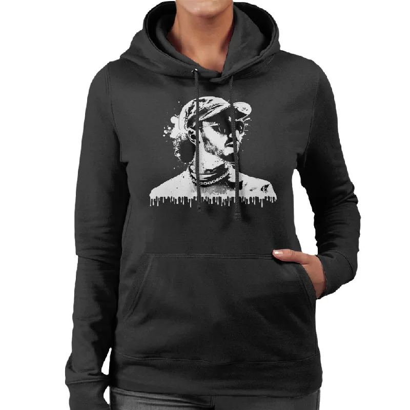 Motorsport Images Lewis Hamilton Image Women's Hooded Sweatshirt Hoodie with Half-Zip Sporty Casual Motorsport Images Lewis Hamilton Image Women's Hooded Sweatshirt Hoodie with Half-Zip Sporty Casual