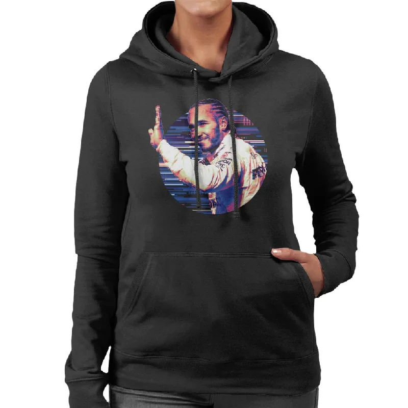 Motorsport Images Lewis Hamilton Wave Women's Hooded Sweatshirt Hoodie with Turtle Neck Cozy Winter Motorsport Images Lewis Hamilton Wave Women's Hooded Sweatshirt Hoodie with Turtle Neck Cozy Winter