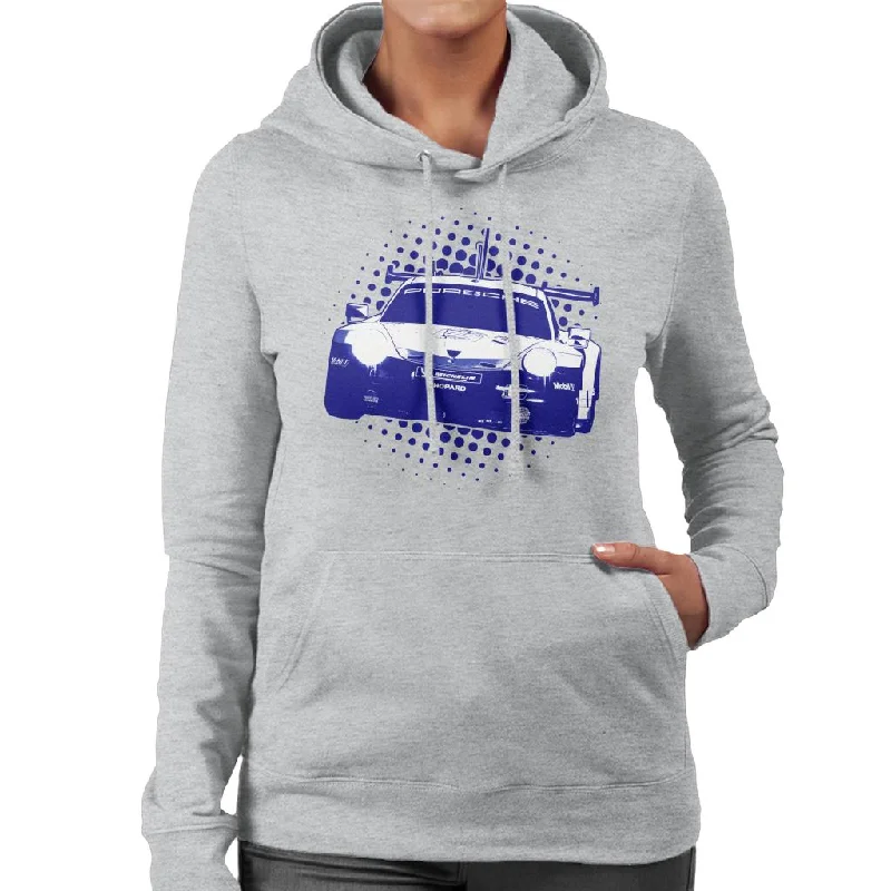 Motorsport Images Porsche 911 RSR Richard Lietz Women's Hooded Sweatshirt Hoodie with Hem Embroidery Detailed Premium Motorsport Images Porsche 911 RSR Richard Lietz Women's Hooded Sweatshirt Hoodie with Hem Embroidery Detailed Premium