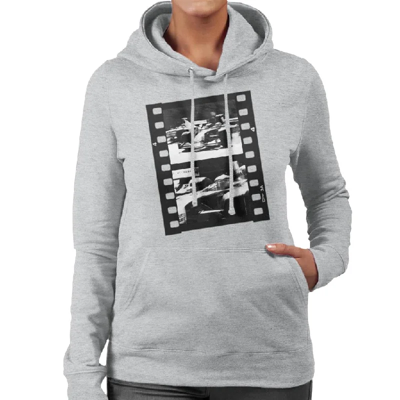 Motorsport Images Sauber C21 Alongside BAR 004 Honda Women's Hooded Sweatshirt Hoodie with Applique Textured Unique Motorsport Images Sauber C21 Alongside BAR 004 Honda Women's Hooded Sweatshirt Hoodie with Applique Textured Unique