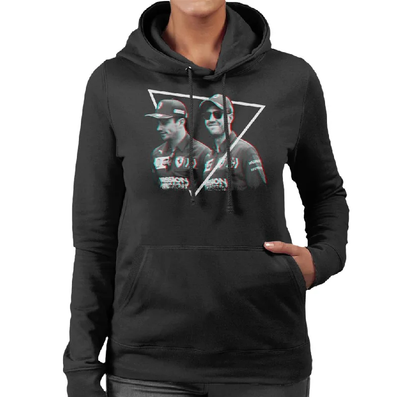 Motorsport Images Sebastian Vettel Charles Leclerc Women's Hooded Sweatshirt Hoodie with Cropped Fit Short Trendy Motorsport Images Sebastian Vettel Charles Leclerc Women's Hooded Sweatshirt Hoodie with Cropped Fit Short Trendy