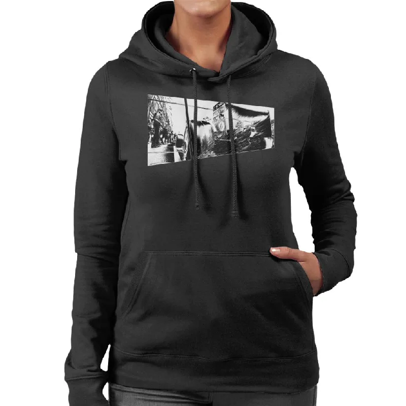 Motorsport Images Water Sprays From Rear Tyres F2003 GA Women's Hooded Sweatshirt Hoodie with Full-Zip Functional Layering Motorsport Images Water Sprays From Rear Tyres F2003 GA Women's Hooded Sweatshirt Hoodie with Full-Zip Functional Layering