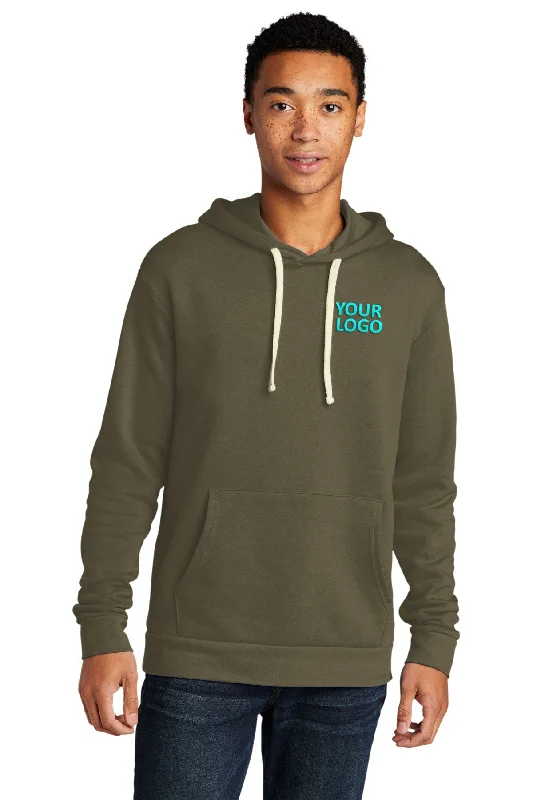Next Level Unisex Beach Fleece Customized Hoodies, Military Green Hoodie with Pastel Soft Subtle Next Level Unisex Beach Fleece Customized Hoodies, Military Green Hoodie with Pastel Soft Subtle