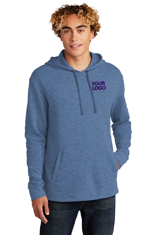 Next Level Unisex PCH Fleece Customized Hoodies, Heather Bay Blue Hoodie with Double Zipper Versatile Adjustable Next Level Unisex PCH Fleece Customized Hoodies, Heather Bay Blue Hoodie with Double Zipper Versatile Adjustable
