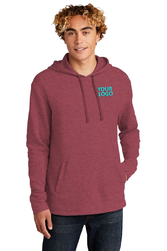 Next Level Unisex PCH Fleece Customized Hoodies, Heather Cardinal Hoodie with Tied Waist Feminine Flattering Next Level Unisex PCH Fleece Customized Hoodies, Heather Cardinal Hoodie with Tied Waist Feminine Flattering
