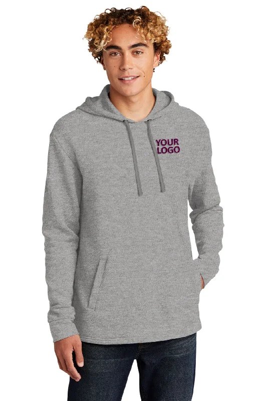 Next Level Unisex PCH Fleece Customized Hoodies, Heather Gray Hoodie with Back Slit Movement Comfort Next Level Unisex PCH Fleece Customized Hoodies, Heather Gray Hoodie with Back Slit Movement Comfort