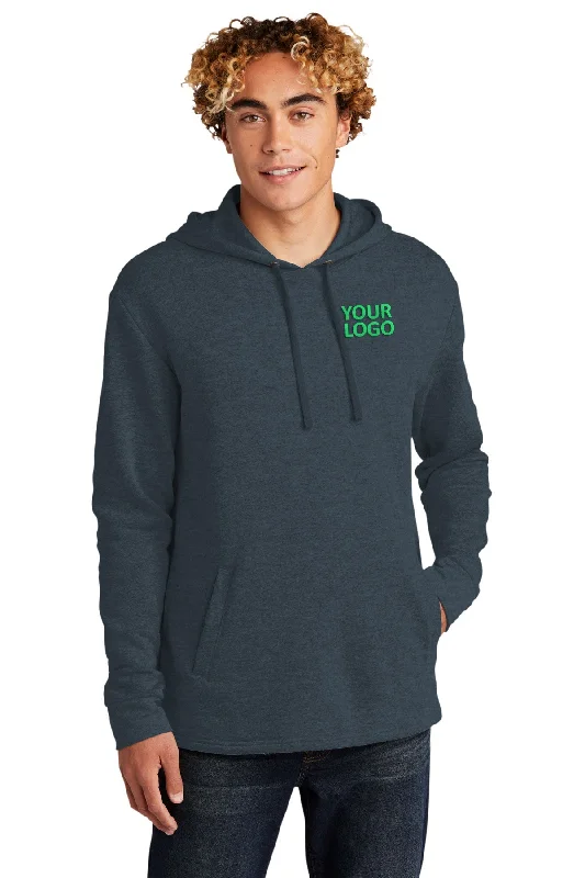 Next Level Unisex PCH Fleece Customized Hoodies, Heather Midnight Navy Hoodie with Hem Patch Decorative Personalized Next Level Unisex PCH Fleece Customized Hoodies, Heather Midnight Navy Hoodie with Hem Patch Decorative Personalized
