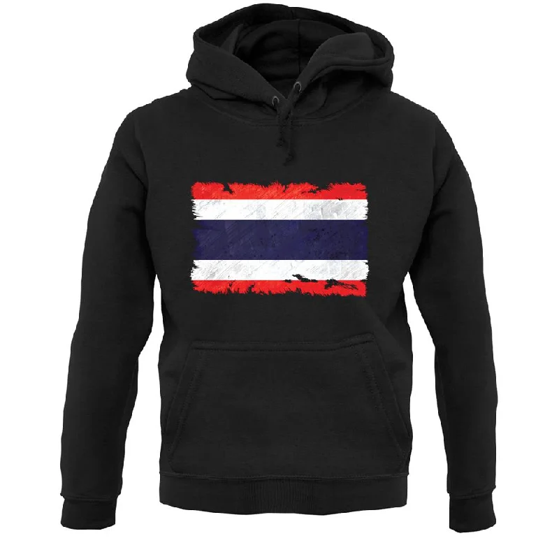 Thailand Grunge Style Flag Unisex Hoodie