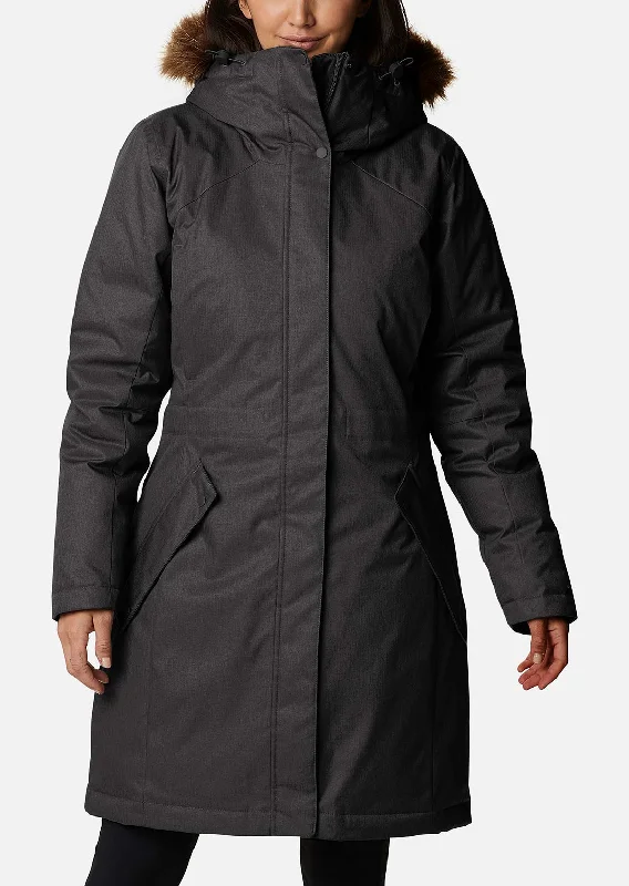 Columbia Women's Juniper Ridge Down Parka Jacket Front Pockets Side Pockets Patch Pockets Columbia Women's Juniper Ridge Down Parka Jacket Front Pockets Side Pockets Patch Pockets