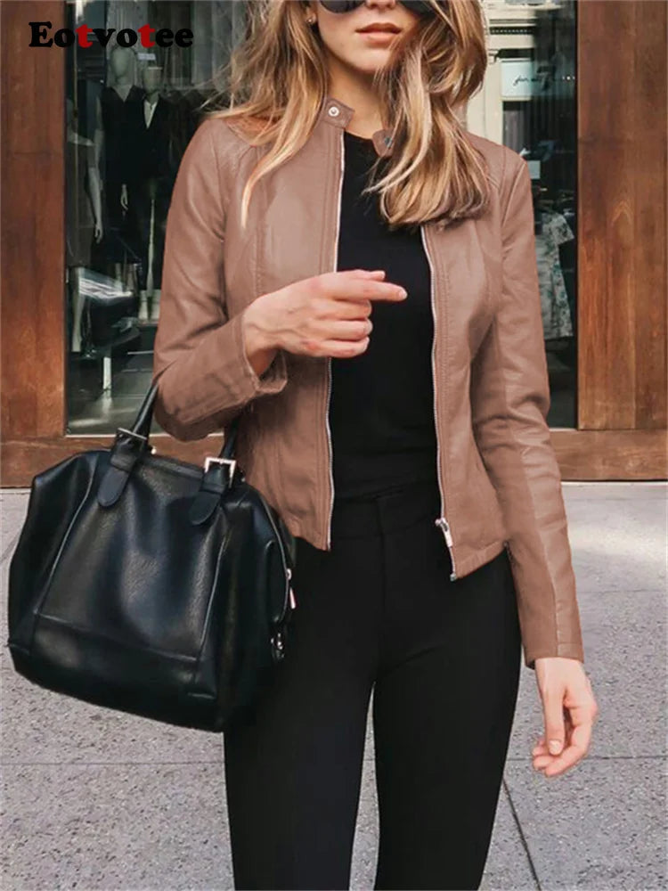 FZ Women's Faux Leather Single Button Skinny Vintage Jacket Chenille Jacket Brocade Jacket Lace Jacket FZ Women's Faux Leather Single Button Skinny Vintage Jacket Chenille Jacket Brocade Jacket Lace Jacket