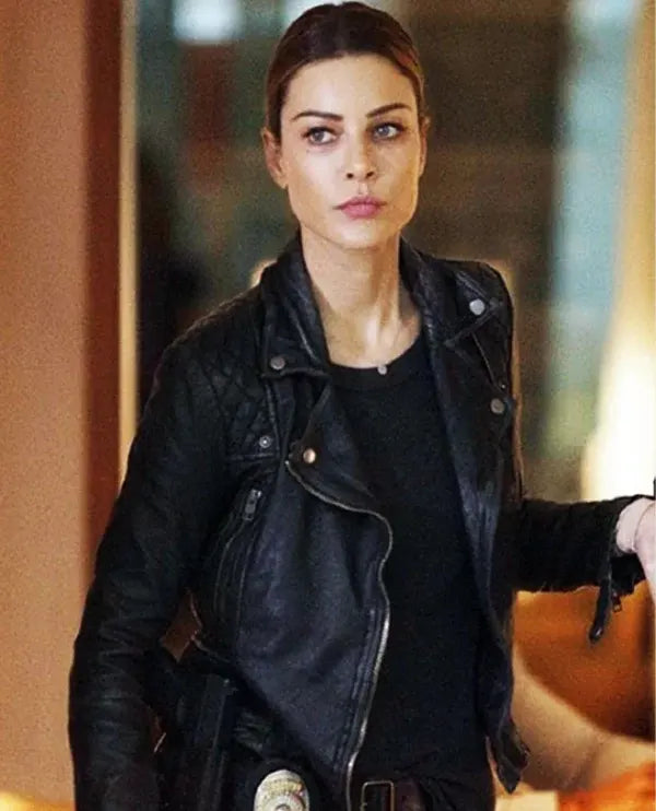 Lucifer S05 Chloe Decker Black Leather Jacket Insulated Jacket Fitted Jacket Loose Jacket Lucifer S05 Chloe Decker Black Leather Jacket Insulated Jacket Fitted Jacket Loose Jacket
