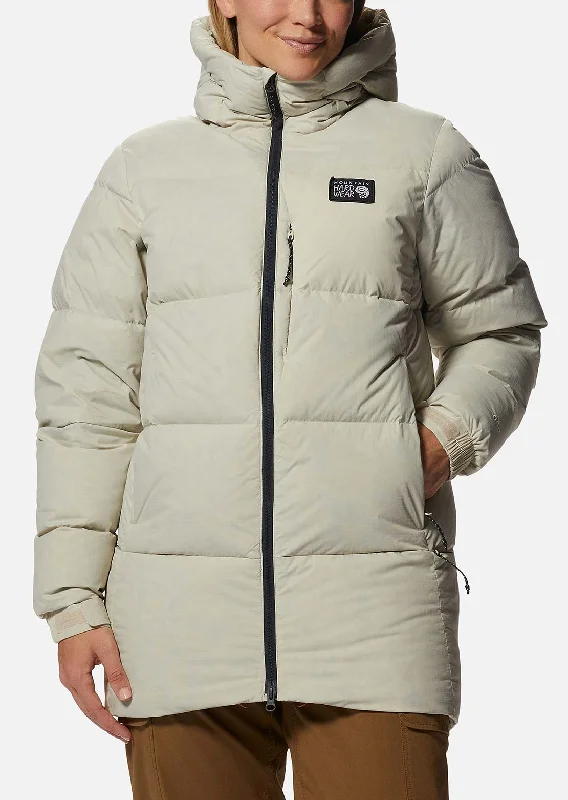 Mountain Hardwear Women's Nevadan Down Parka Jacket Fleece Fabric Down Fabric Feather Fabric Mountain Hardwear Women's Nevadan Down Parka Jacket Fleece Fabric Down Fabric Feather Fabric