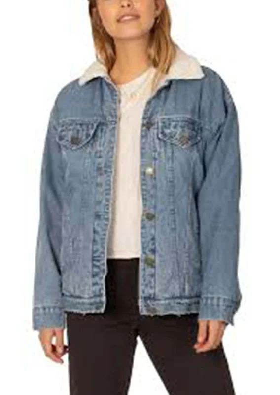 Sisstr Women's Strummin Sherpa Woven Jacket Collared Jacket Crew Neck Jacket Turtle Neck Jacket Sisstr Women's Strummin Sherpa Woven Jacket Collared Jacket Crew Neck Jacket Turtle Neck Jacket
