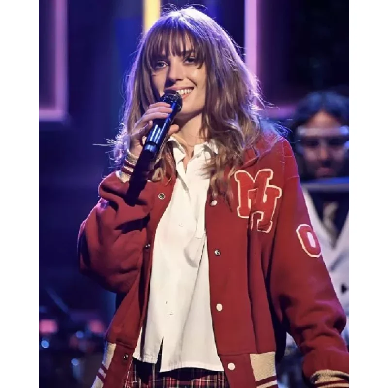 The Tonight Show Maya Hawke Chaos Angel Jacket Cotton Fabric Linen Fabric Terry Fabric The Tonight Show Maya Hawke Chaos Angel Jacket Cotton Fabric Linen Fabric Terry Fabric