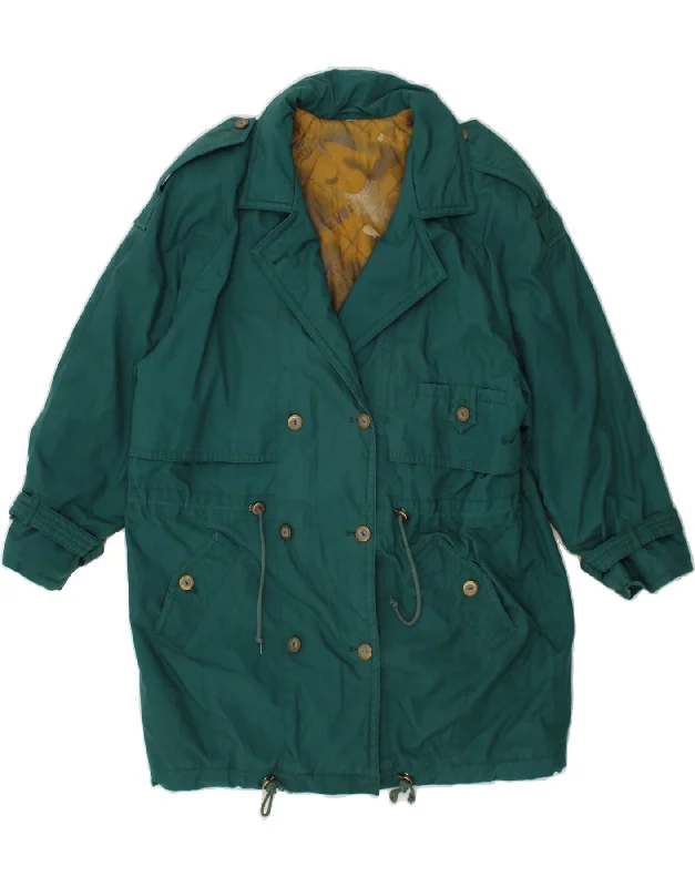 VINTAGE Womens Utility Jacket UK 18 XL Green Wool Fabric Cashmere Fabric Tweed Fabric VINTAGE Womens Utility Jacket UK 18 XL Green Wool Fabric Cashmere Fabric Tweed Fabric