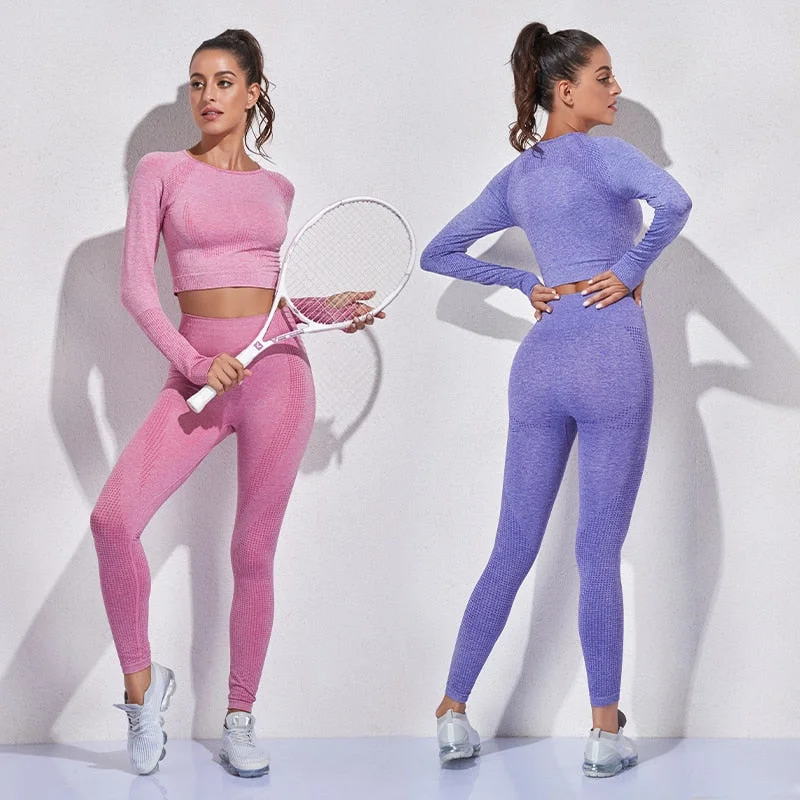 Fitness High Waist Leggings Sports Suit