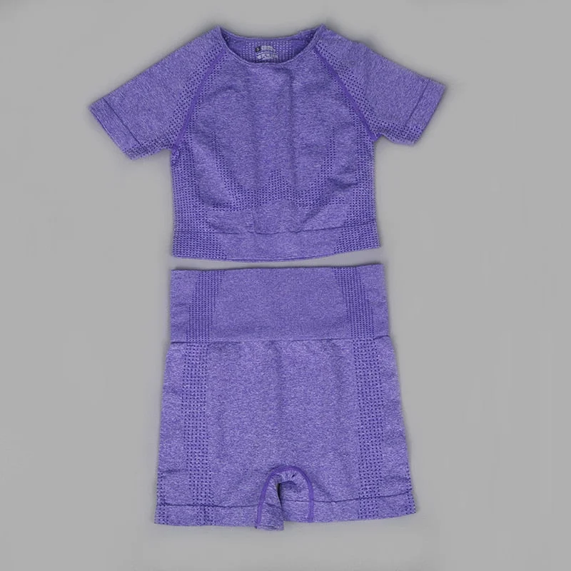 Purple short 2pc