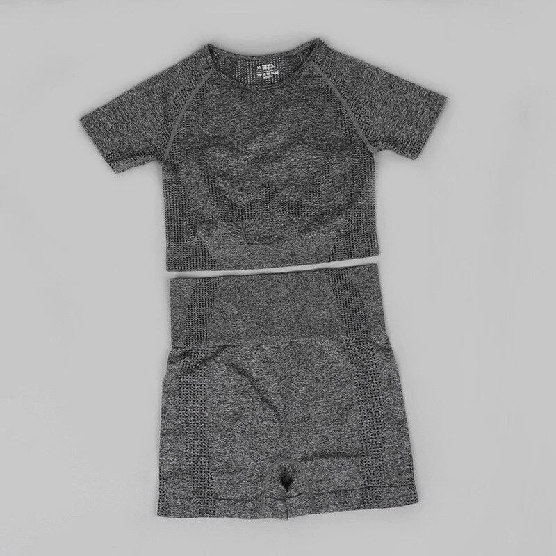 Dark grey short 2pc