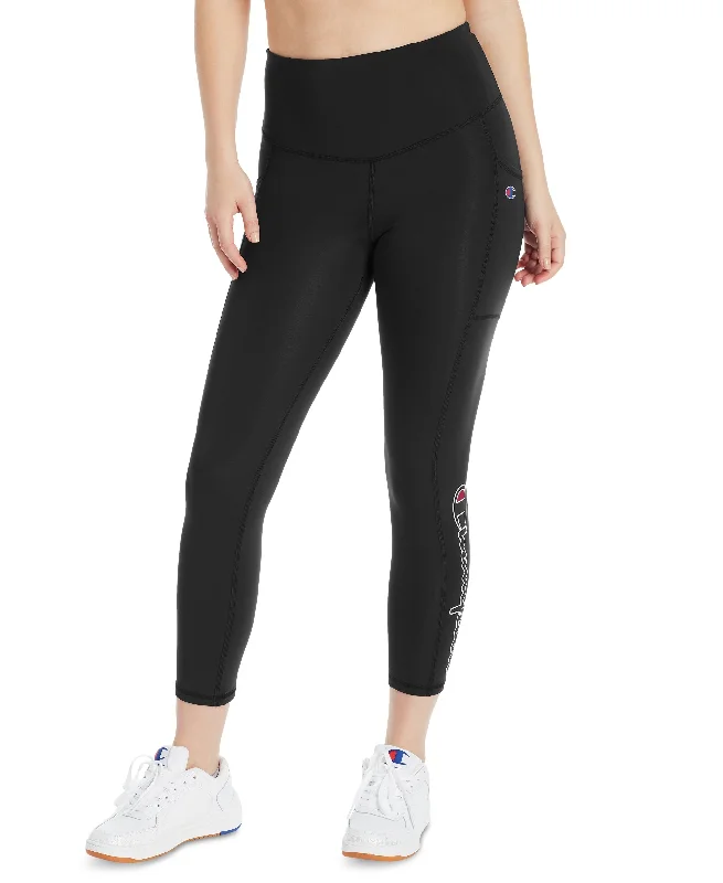 Champion Womens Double Dry High Waist 7/8 Length Leggings