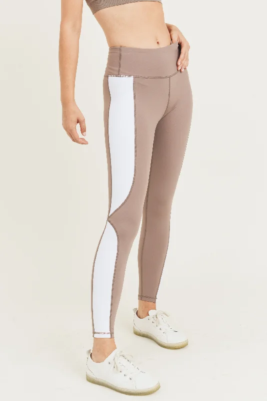 Color Story High Rise Color Block Active Leggings