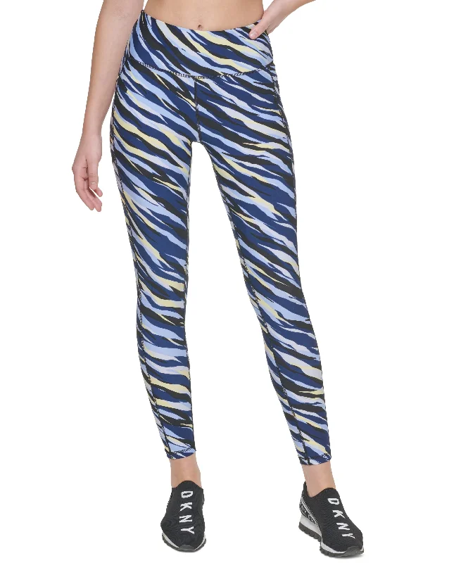 DKNY Sport Printed High-Waist 7/8 Leggings