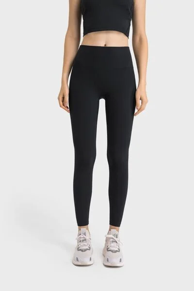 High Waist Active Black Leggings