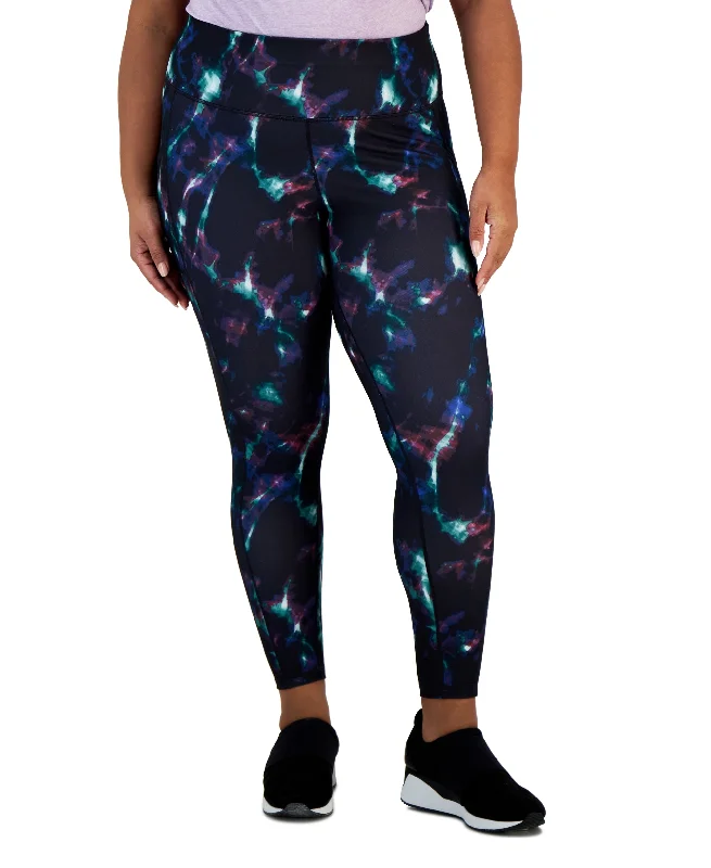 ID Ideology Plus Size Celestial Sky Printed 7/8 Leggings