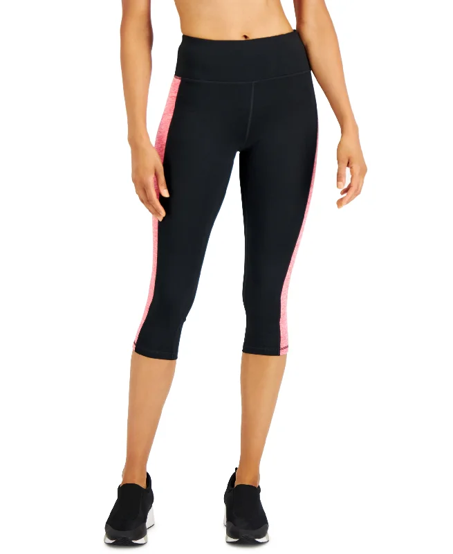 ID Ideology Plus Size Colorblocked Capri Leggings