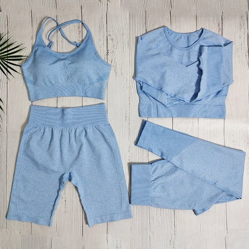 4pcs Blue set