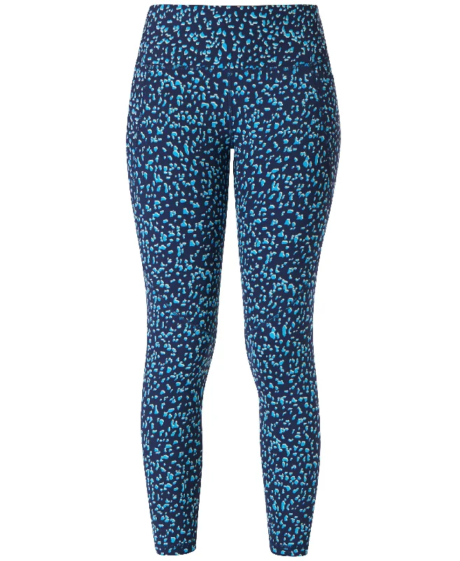 Power 7/8 Workout Leggings Sb5400a 78 Blue-Abstract-Markin