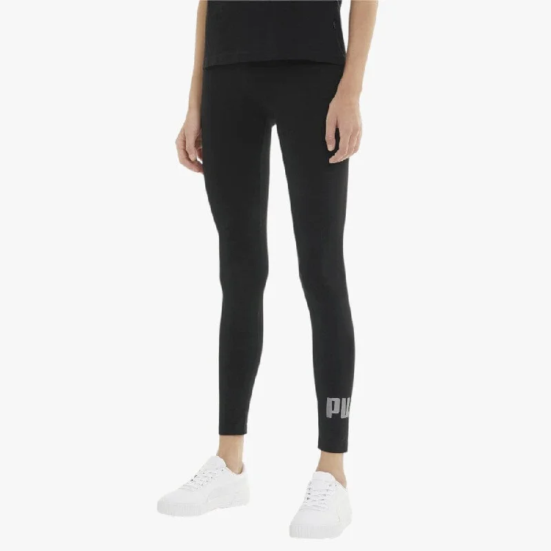 Puma Womens Ess Metallic Leggings Black