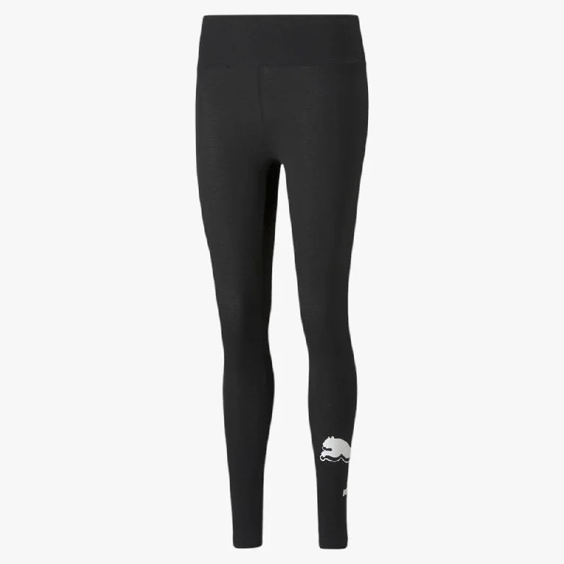 Puma Womens Power Logo Leggings Black