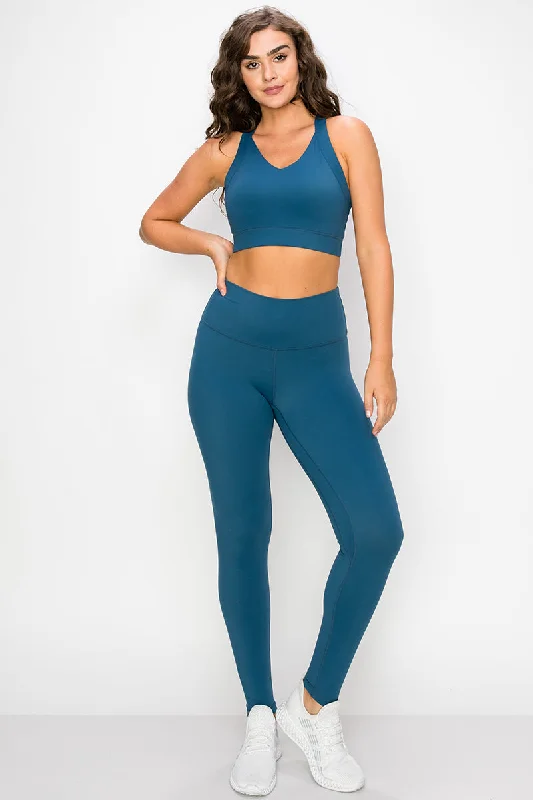 SUPER SOFT Sport Bra and Leggings Active Set