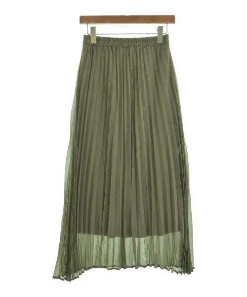 EARTH MUSIC&ECOLOGY Long/Maxi length skirts cotton skirt soft