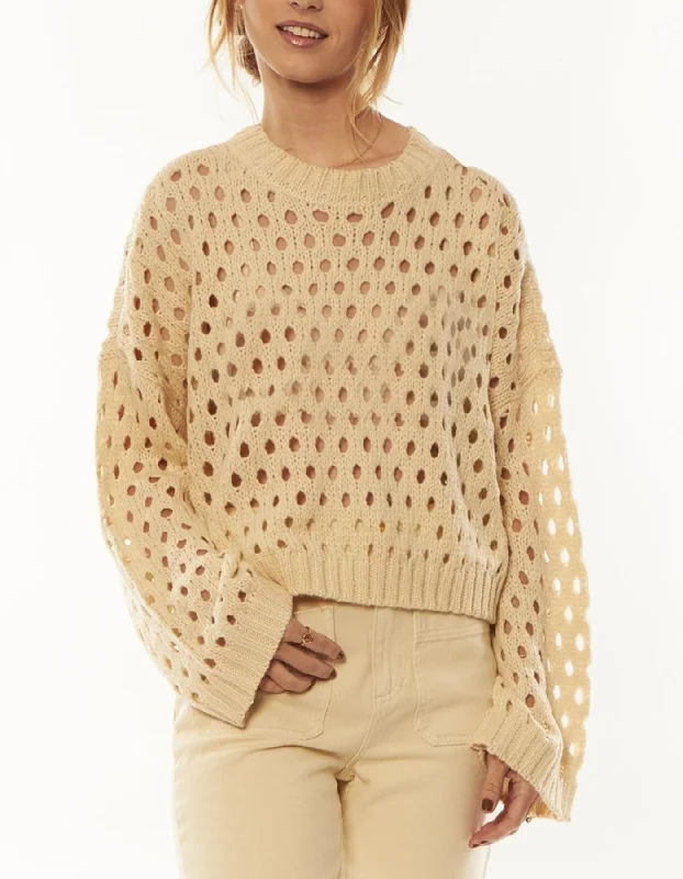 Tensyi Sweater Transparent Opaque Sheer