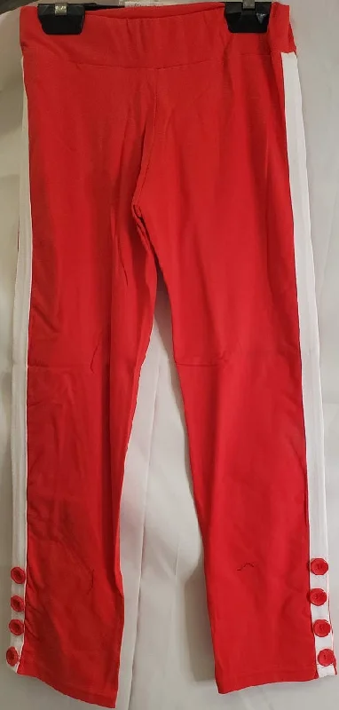 Azariah -- Women's Cotton Fashion Leggings -- Red/White Fashionable Quick-Dry Yoga Pants Azariah -- Women's Cotton Fashion Leggings -- Red/White Fashionable Quick-Dry Yoga Pants