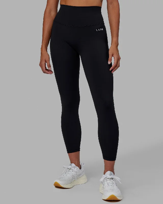Base 2.0 7/8 Length Leggings - Black Trendy Adjustable Waist Leggings