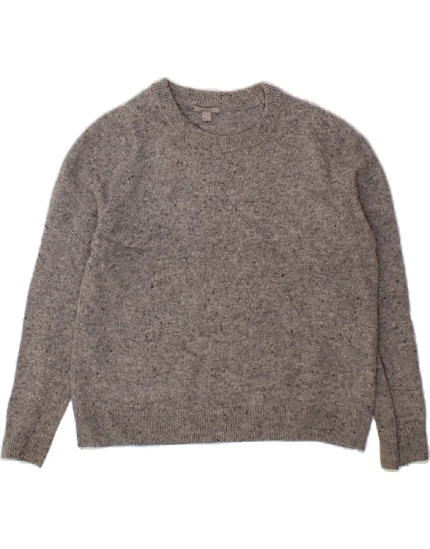 COS Womens Boat Neck Jumper Sweater UK 14 Medium Grey Flecked Wool Terry Terry Cloth Terry Knit COS Womens Boat Neck Jumper Sweater UK 14 Medium Grey Flecked Wool Terry Terry Cloth Terry Knit