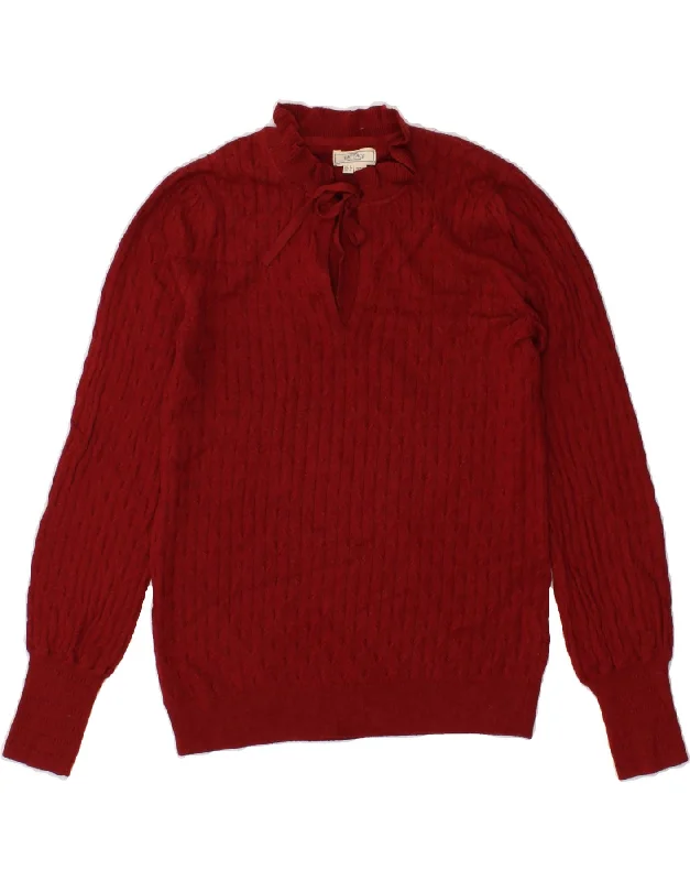 FAT FACE Womens Turtle Neck Jumper Sweater UK 8 Small Red Cotton Chenille Fabric Brocade Fabric Lace Fabric FAT FACE Womens Turtle Neck Jumper Sweater UK 8 Small Red Cotton Chenille Fabric Brocade Fabric Lace Fabric