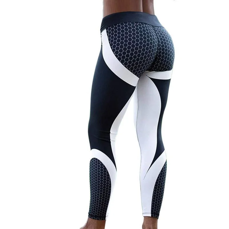 Honeycomb Leggings for Women (9 Colors) Trendy Fitness Leggings