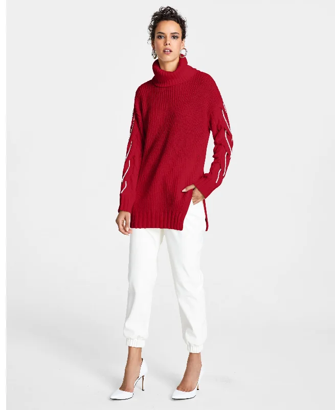 INC International Concepts Cable Turtleneck Tunic Sweater Long Sweater Short Sweater Cropped Sweater INC International Concepts Cable Turtleneck Tunic Sweater Long Sweater Short Sweater Cropped Sweater