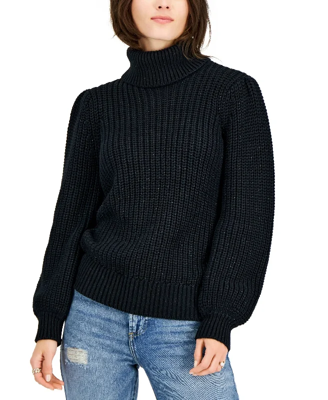 International Concepts Womens Metallic Flecked Turtleneck Sweater Stretchy Elastic Breathable International Concepts Womens Metallic Flecked Turtleneck Sweater Stretchy Elastic Breathable