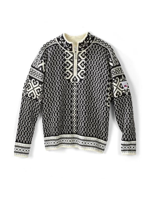 Leknes Wool Sweater Embroidered Appliqued Beaded